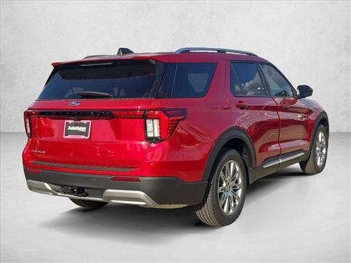 Rapid Red Metallic Tinted Clearcoat 2026 Ford Explorer Platinum