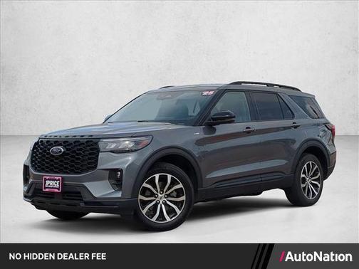 Carbonized Gray Metallic 2025 Ford Explorer ST-Line