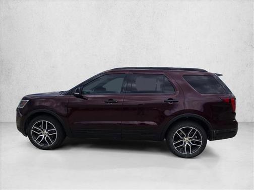 Ruby Red Metallic Tinted Clearcoat 2018 Ford Explorer Sport