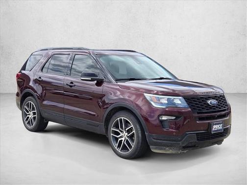 Ruby Red Metallic Tinted Clearcoat 2018 Ford Explorer Sport