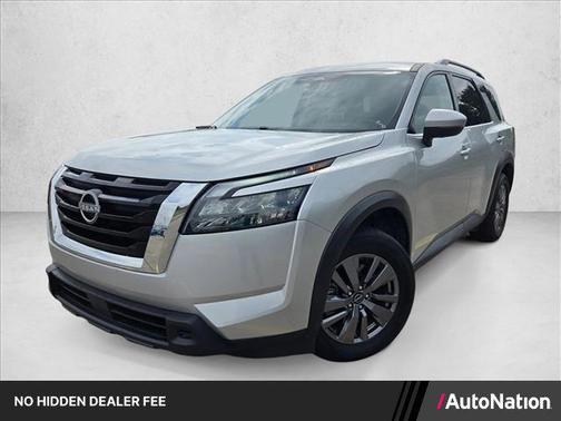Brilliant Silver Metallic 2025 Nissan Pathfinder SV FWD