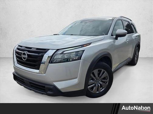 Brilliant Silver Metallic 2025 Nissan Pathfinder SV FWD