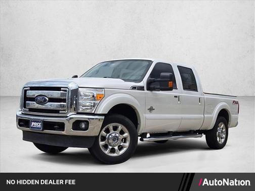 White Platinum Metallic Tri-Coat 2015 Ford F-250 Lariat
