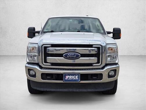White Platinum Metallic Tri-Coat 2015 Ford F-250 Lariat