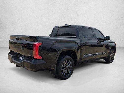 Midnight Black Metal 2025 Toyota Tundra Hybrid Platinum