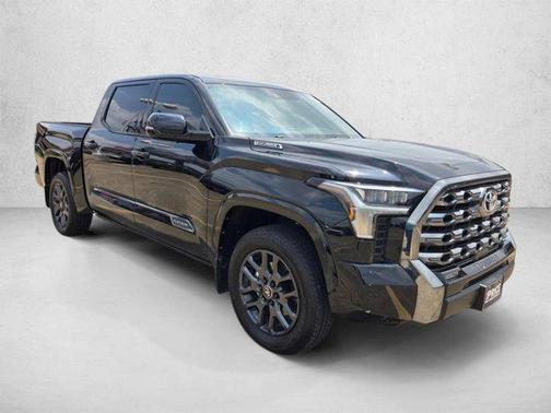 Midnight Black Metal 2025 Toyota Tundra Hybrid Platinum