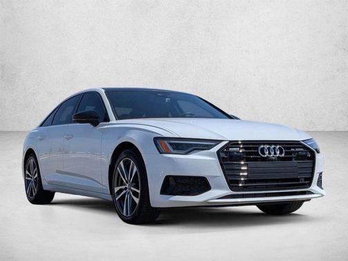 Ibis White 2021 Audi A6 45 Sport Premium