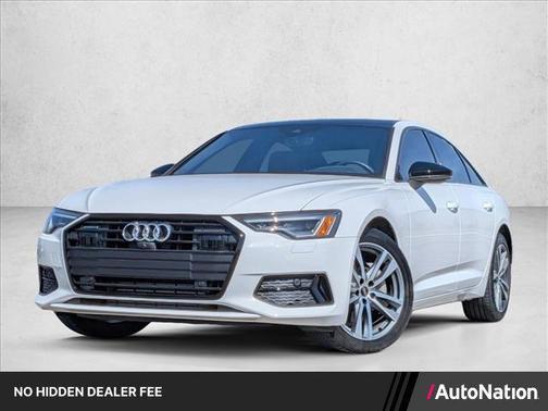 Ibis White 2021 Audi A6 45 Sport Premium