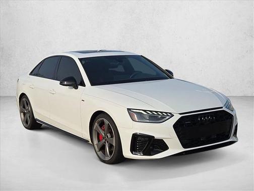 White 2023 Audi A4 45 S line Premium Plus