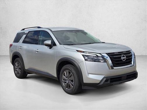 Brilliant Silver Metallic 2025 Nissan Pathfinder SV FWD