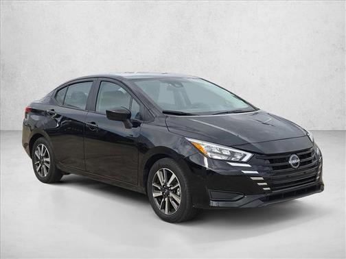 Super Black 2025 Nissan Versa 1.6 SV
