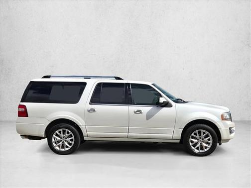 White Platinum Metallic Tri-Coat 2017 Ford Expedition EL Limited