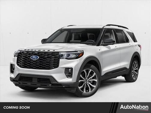 Space White Metallic 2026 Ford Explorer ST-Line