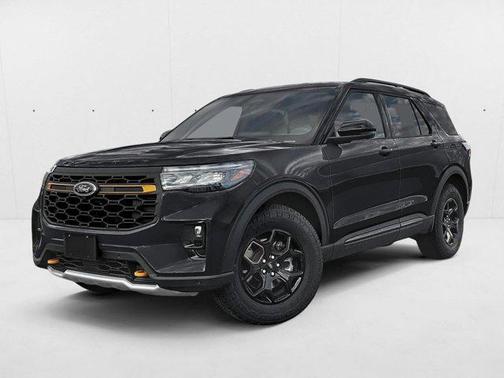 Agate Black Metallic 2026 Ford Explorer Tremor