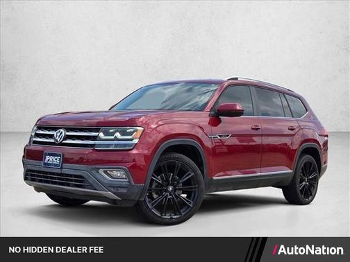Fortana Red Metallic 2018 Volkswagen Atlas 3.6L SEL