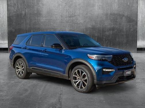 Atlas Blue Metallic 2021 Ford Explorer ST