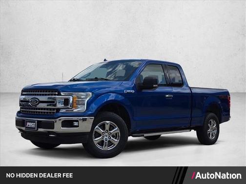 Lightning Blue 2018 Ford F-150 XLT