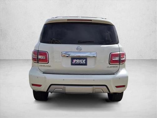 Pearl White 2018 Nissan Armada Platinum