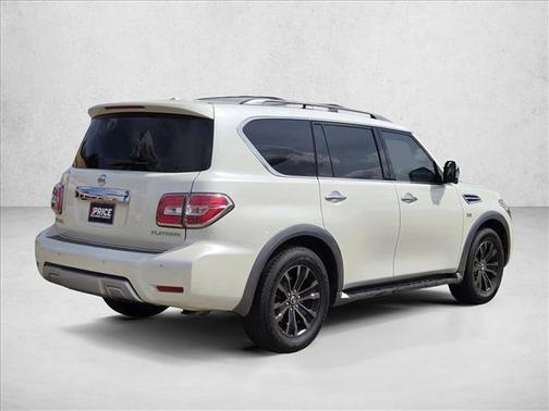 Pearl White 2018 Nissan Armada Platinum