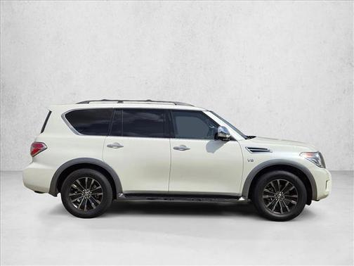 Pearl White 2018 Nissan Armada Platinum