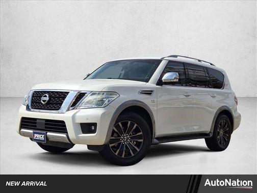 Pearl White 2018 Nissan Armada Platinum