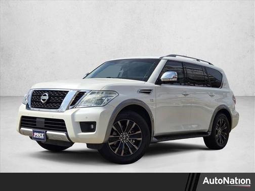 Pearl White 2018 Nissan Armada Platinum