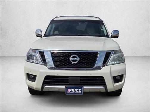 Pearl White 2018 Nissan Armada Platinum