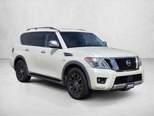 Pearl White 2018 Nissan Armada Platinum