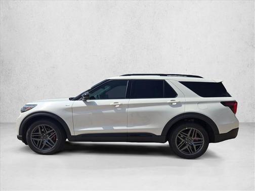 Star White Metallic Tri-Coat 2026 Ford Explorer ST-Line