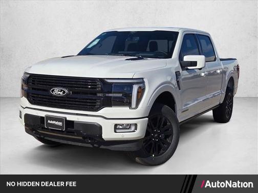 Star White Metallic Tri-Coat 2025 Ford F-150 Platinum