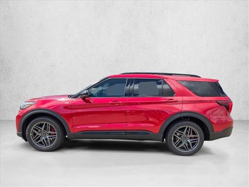 Rapid Red Metallic Tinted Clearcoat 2026 Ford Explorer ST-Line