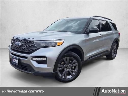 Iconic Silver Metallic 2023 Ford Explorer XLT