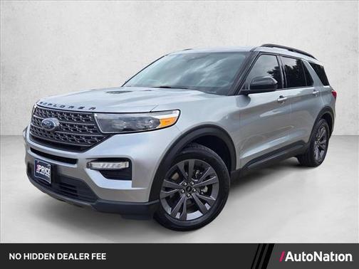 Iconic Silver Metallic 2023 Ford Explorer XLT