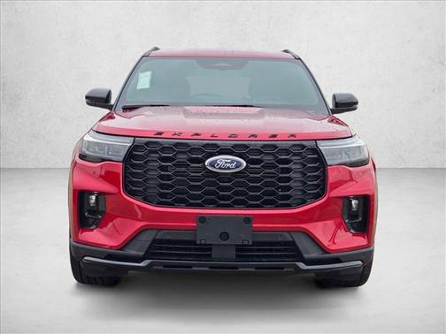 Rapid Red Metallic Tinted Clearcoat 2026 Ford Explorer ST-Line