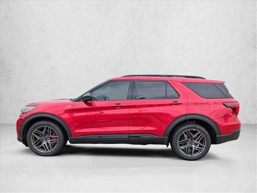 Rapid Red Metallic Tinted Clearcoat 2026 Ford Explorer ST-Line