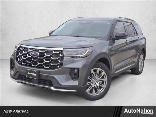 Carbonized Gray Metallic 2026 Ford Explorer Platinum
