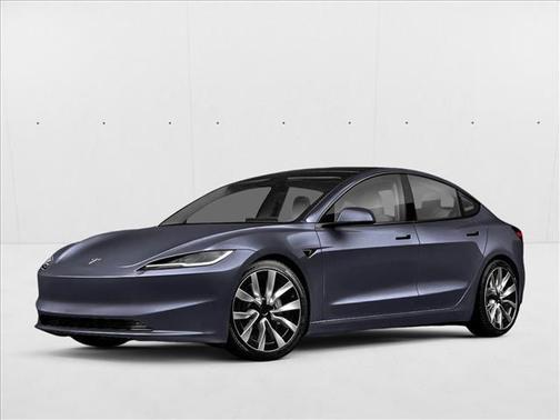 Stealth Grey 2025 Tesla Model 3 Long Range