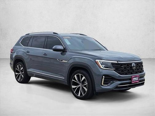 Pure Gray 2025 Volkswagen Atlas 2.0T SEL Premium R-Line 4MOTION