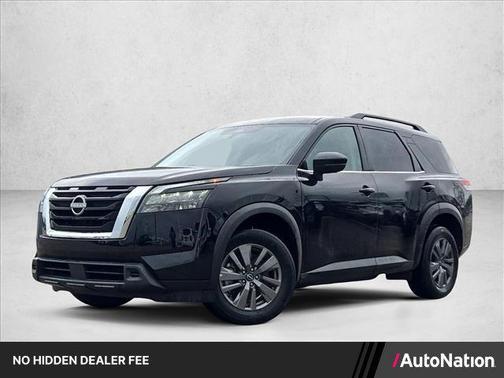 Super Black 2025 Nissan Pathfinder SV 4WD