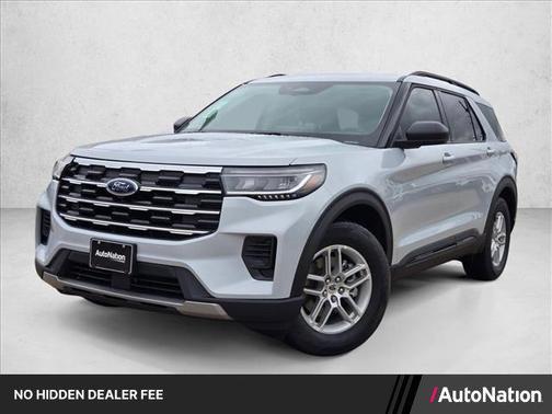 Space White Metallic 2026 Ford Explorer Active