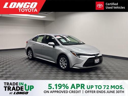 Classic Silver Metallic 2024 Toyota Corolla Hybrid LE