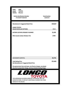 2026 Toyota 4Runner SR5