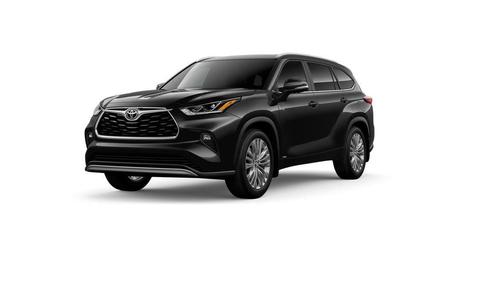 Midnight Black Metallic 2026 Toyota Highlander Hybrid Platinum