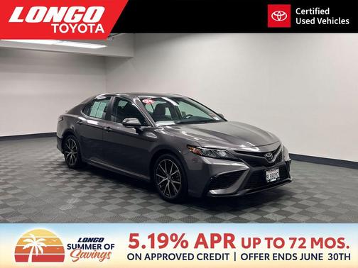 Predawn Gray Mica 2024 Toyota Camry SE