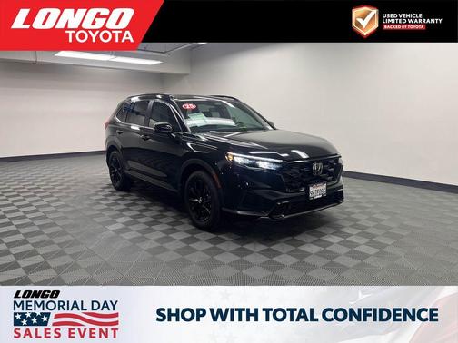 Crystal Black Pearl 2025 Honda CR-V Hybrid Sport AWD