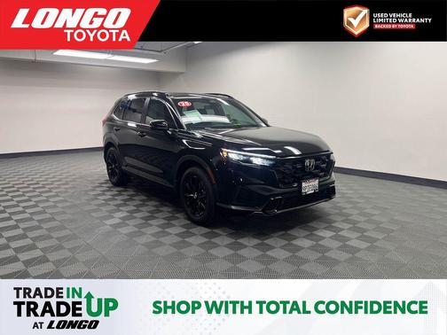 Crystal Black Pearl 2025 Honda CR-V Hybrid Sport AWD