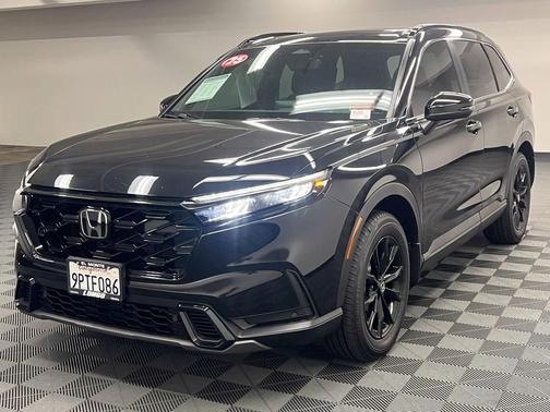 Crystal Black Pearl 2025 Honda CR-V Hybrid Sport AWD