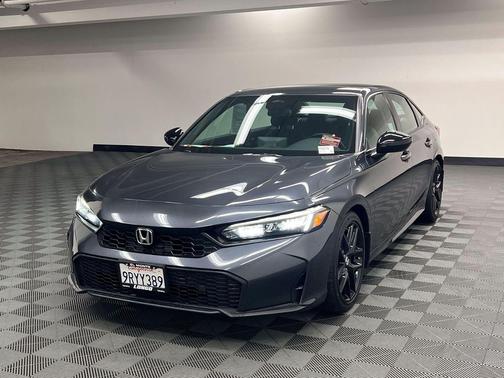 Gray Metallic 2025 Honda Civic Sport