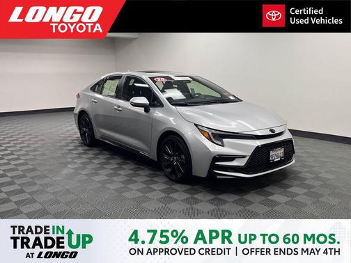 Classic Silver Metallic 2025 Toyota Corolla Hybrid SE