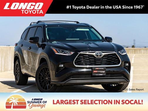 Midnight Black Metallic 2026 Toyota Highlander Hybrid Limited